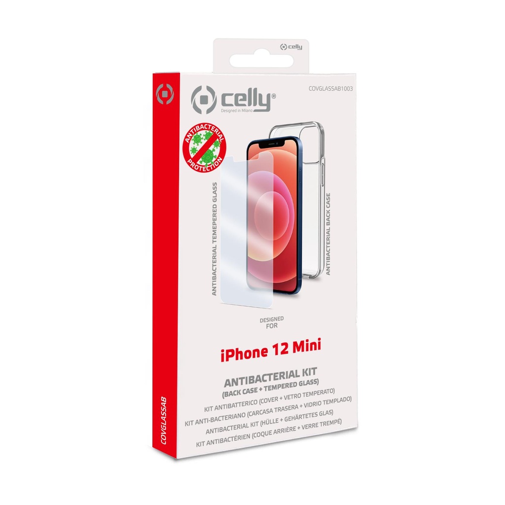 Celly Antibacterial Kit iPhone 12 Mini