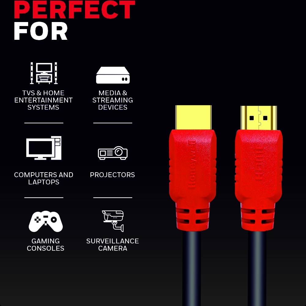 Honeywell HIGH SPEED HDMI 1.4 Cable with Ethernet 2Mtr