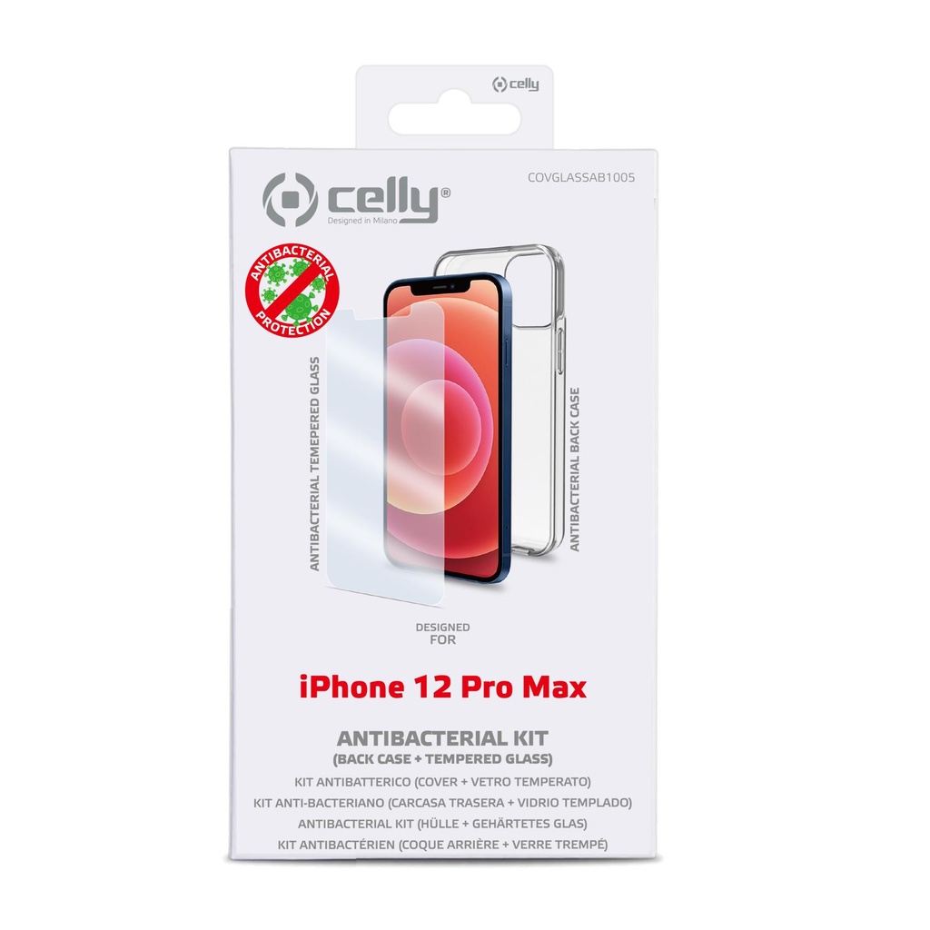 Celly Antibacterial Kit iPhone 12 Pro Max