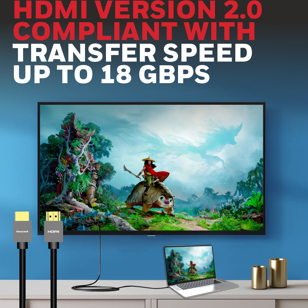 Honeywell HIGH SPEED HDMI 2.0 Cable with Ethernet 2Mtr.