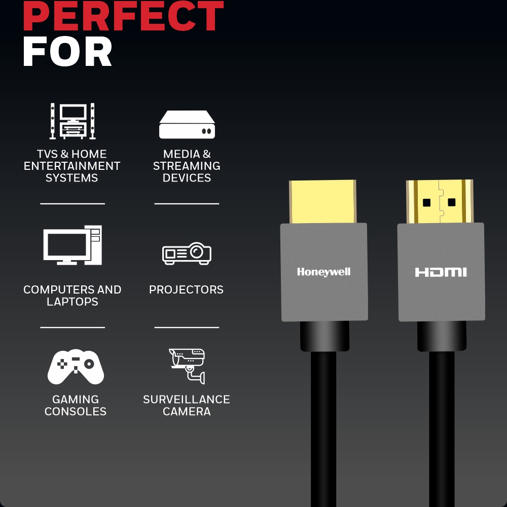 Honeywell HIGH SPEED HDMI 2.0 Cable with Ethernet 2Mtr.